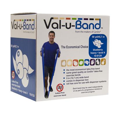 Low Powder Resistive Exercise Band, 5″x50 Yards, Blueberry, EACH