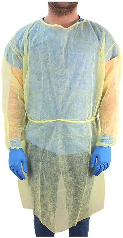 Procedure Gown One Size Fits Most, CASE OF 50 GOWNS