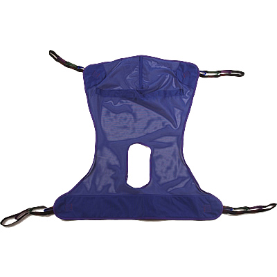 Full Body Mesh Sling WITH Commode Opening, Medium