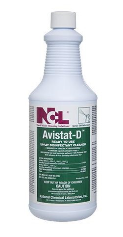 Avistat-D Ready To Use Disinfectant Cleaner, EPA APPROVED , 12 BOTTLES/CASE