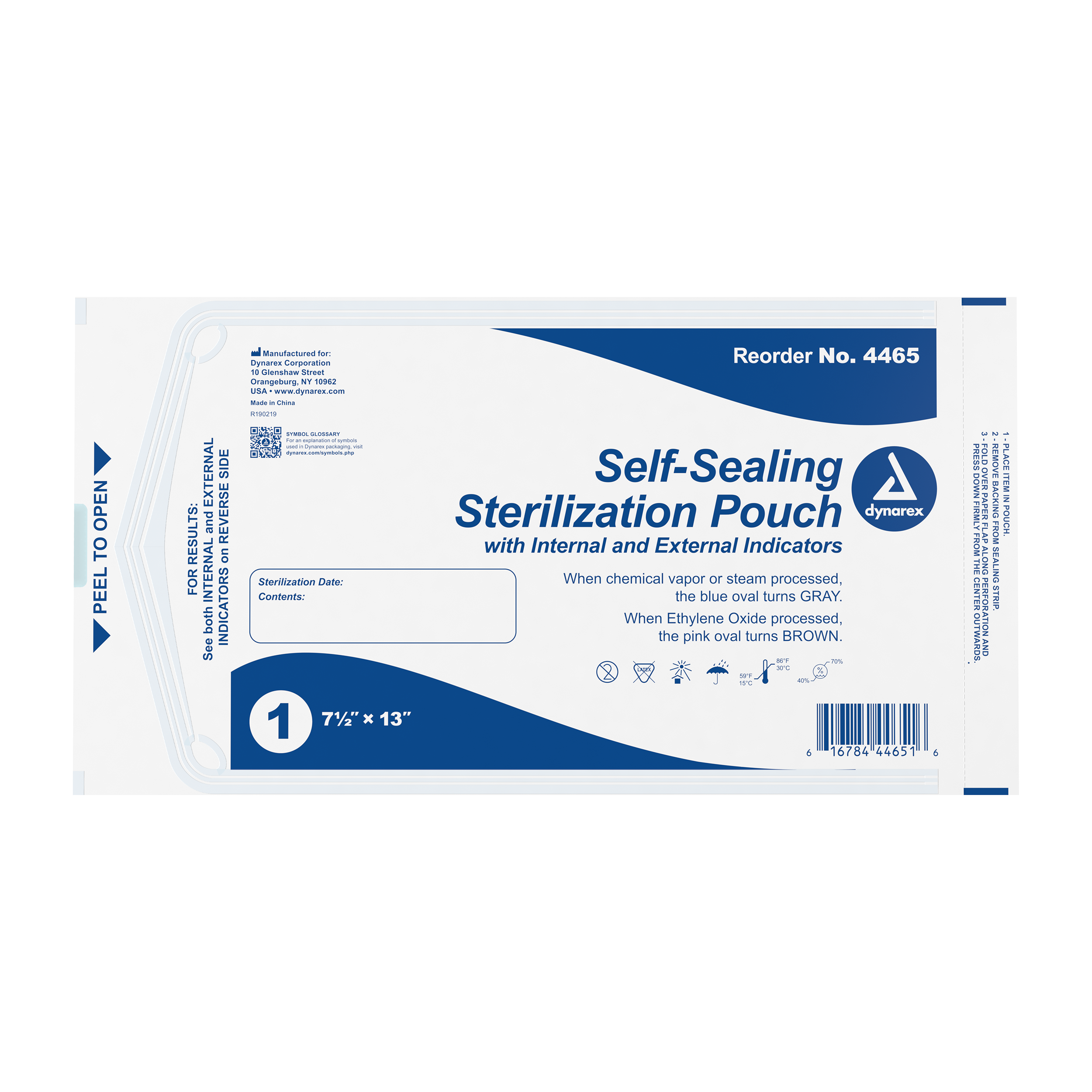 Sterilization Pouches 7.5 X 13in