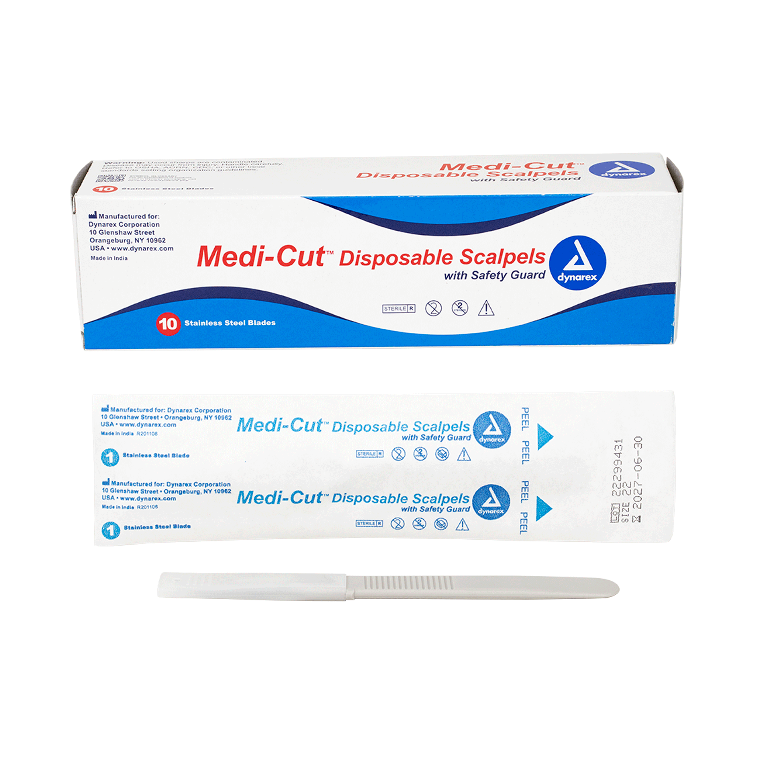 Medi-Cut Scalpels Disposable Sterile #22