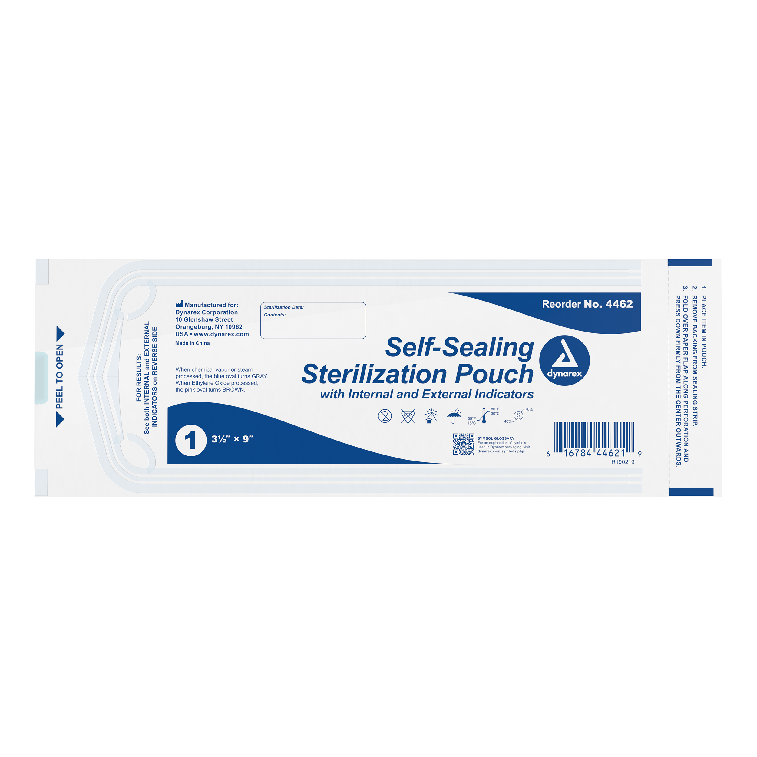 Sterilization Pouches 3.5 X 9in