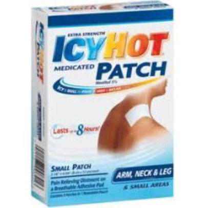 Icy Hot 5% Pain Reliever Patch For Arm, Neck, & Small Areas, PACK OF 5