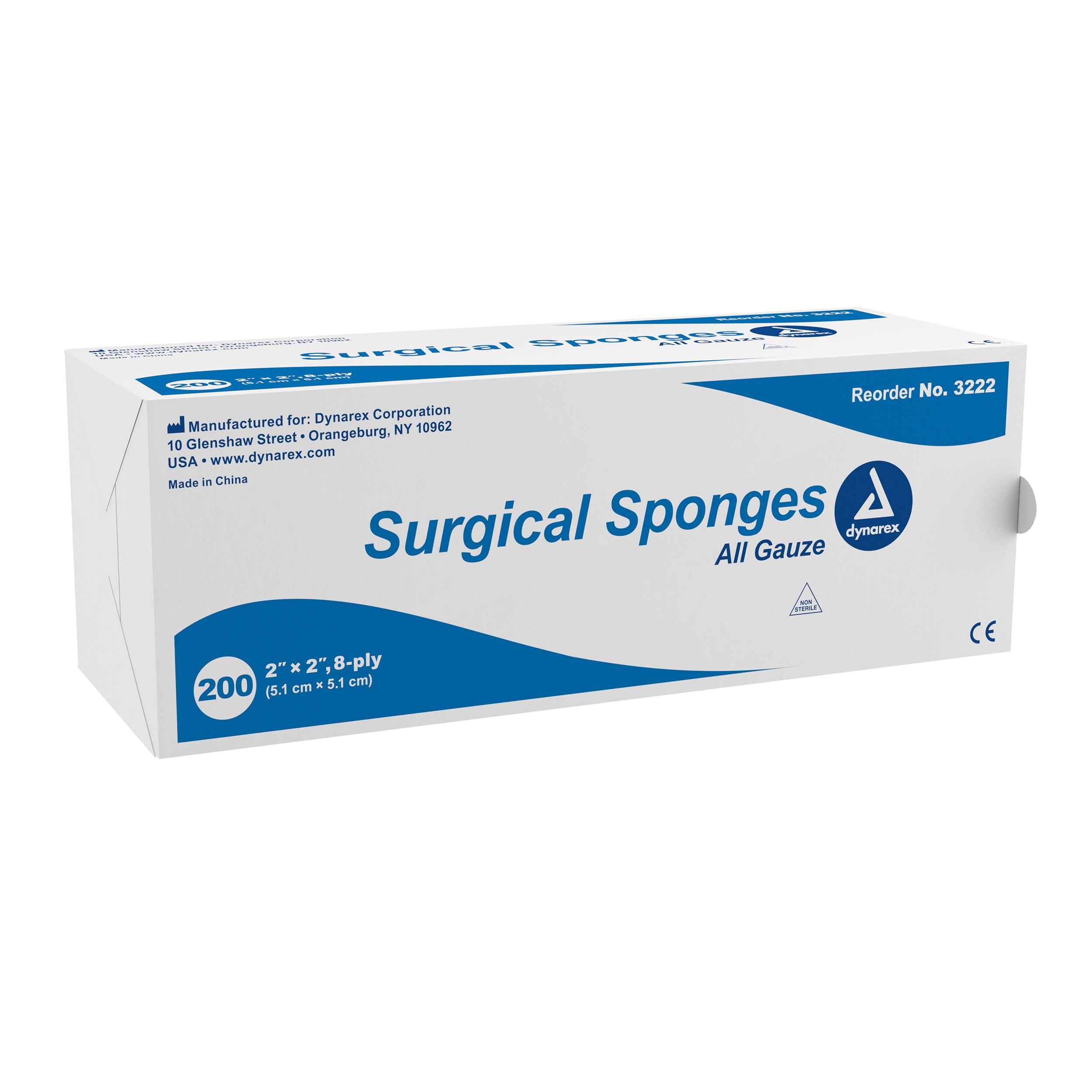 Surgical Gauze Sponge 2 X 2in 8 Ply