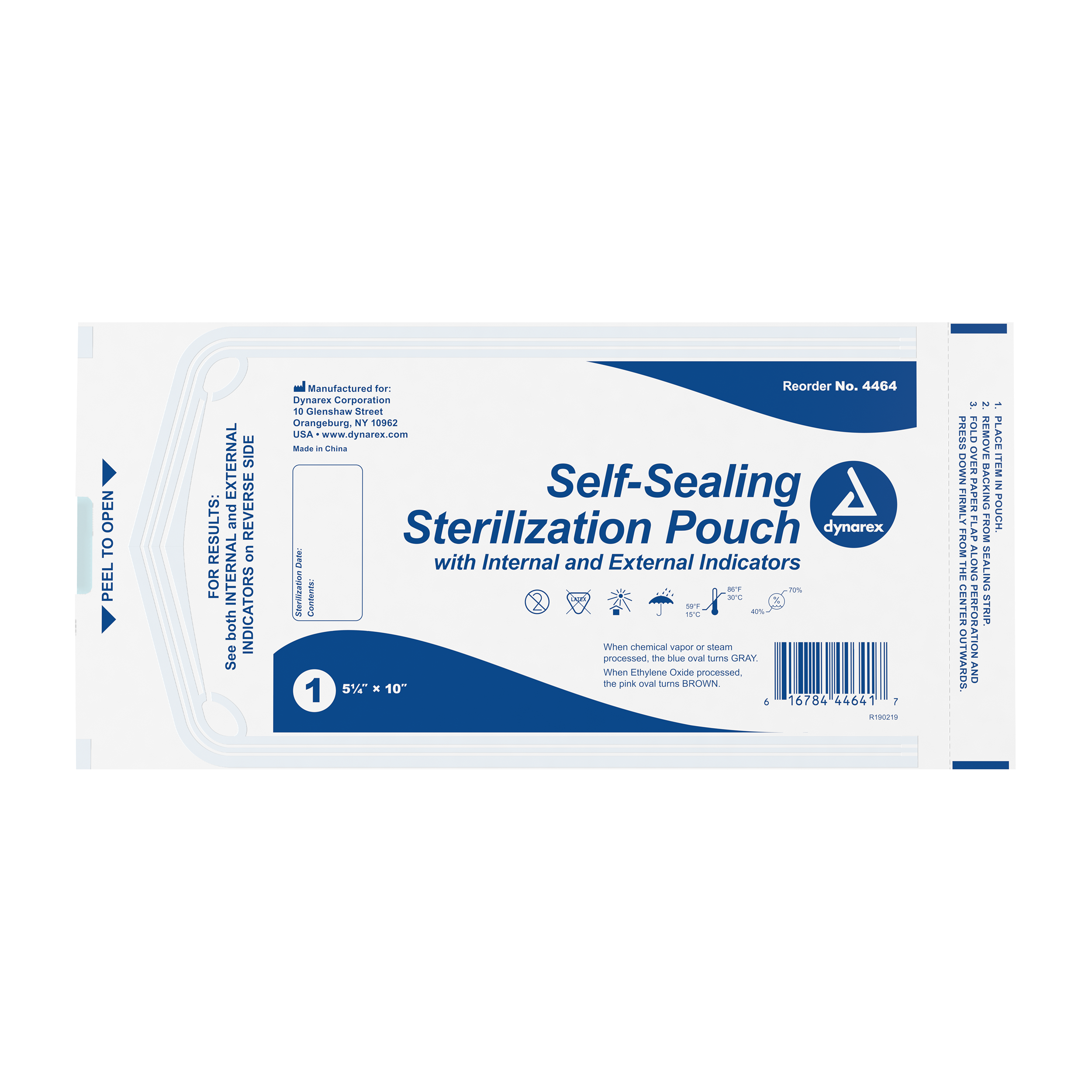 Sterilization Pouches 5.25 X 10in