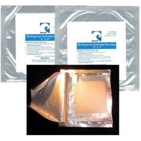 Hydrogel AG Saturated 4″x4″ Gauze W/ Silver,CASE OF 30
