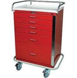 Classic Line, 6 Drawer, Emergency Cart, Specialty Accessory Pack