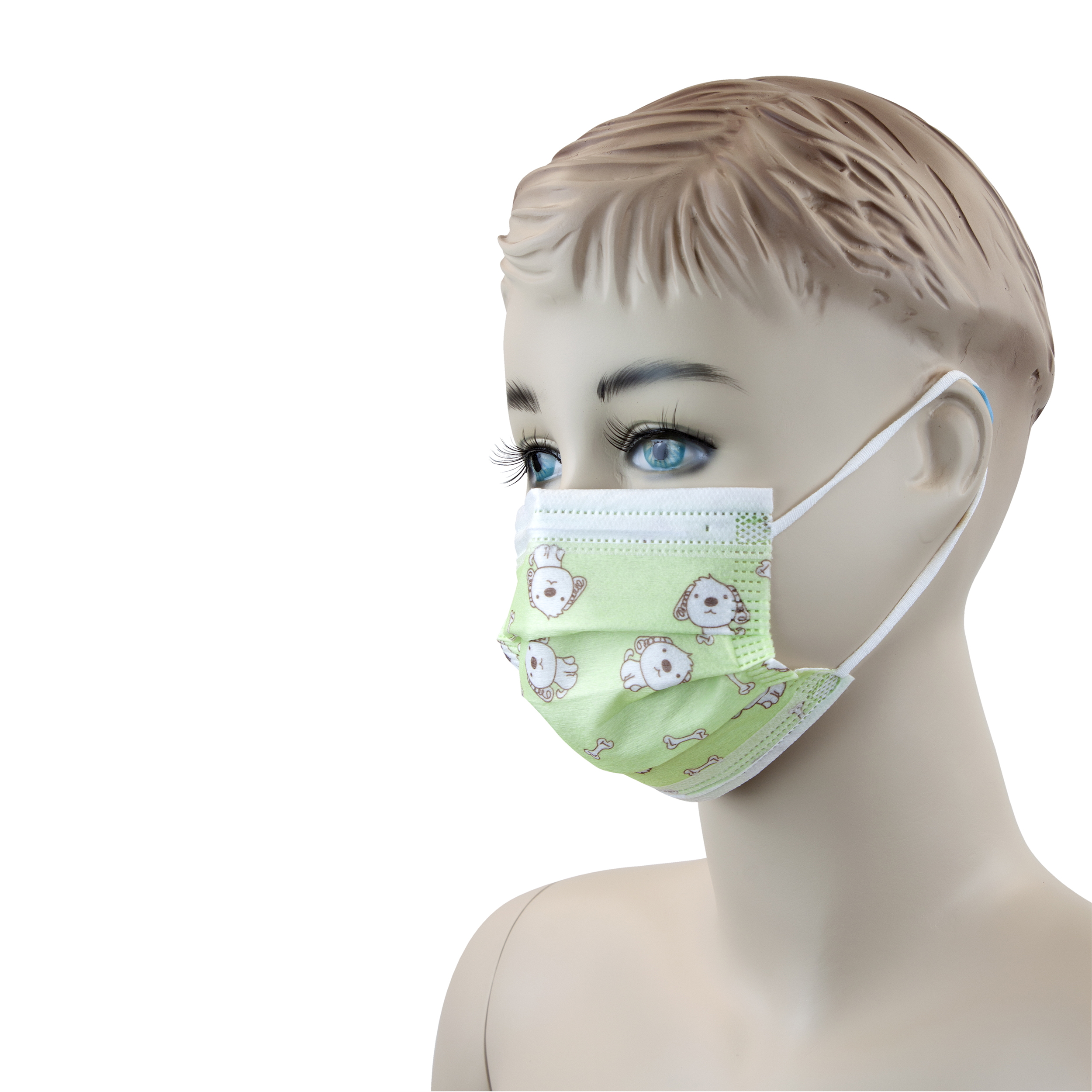 Child Face Masks With Ear Loop – Dog