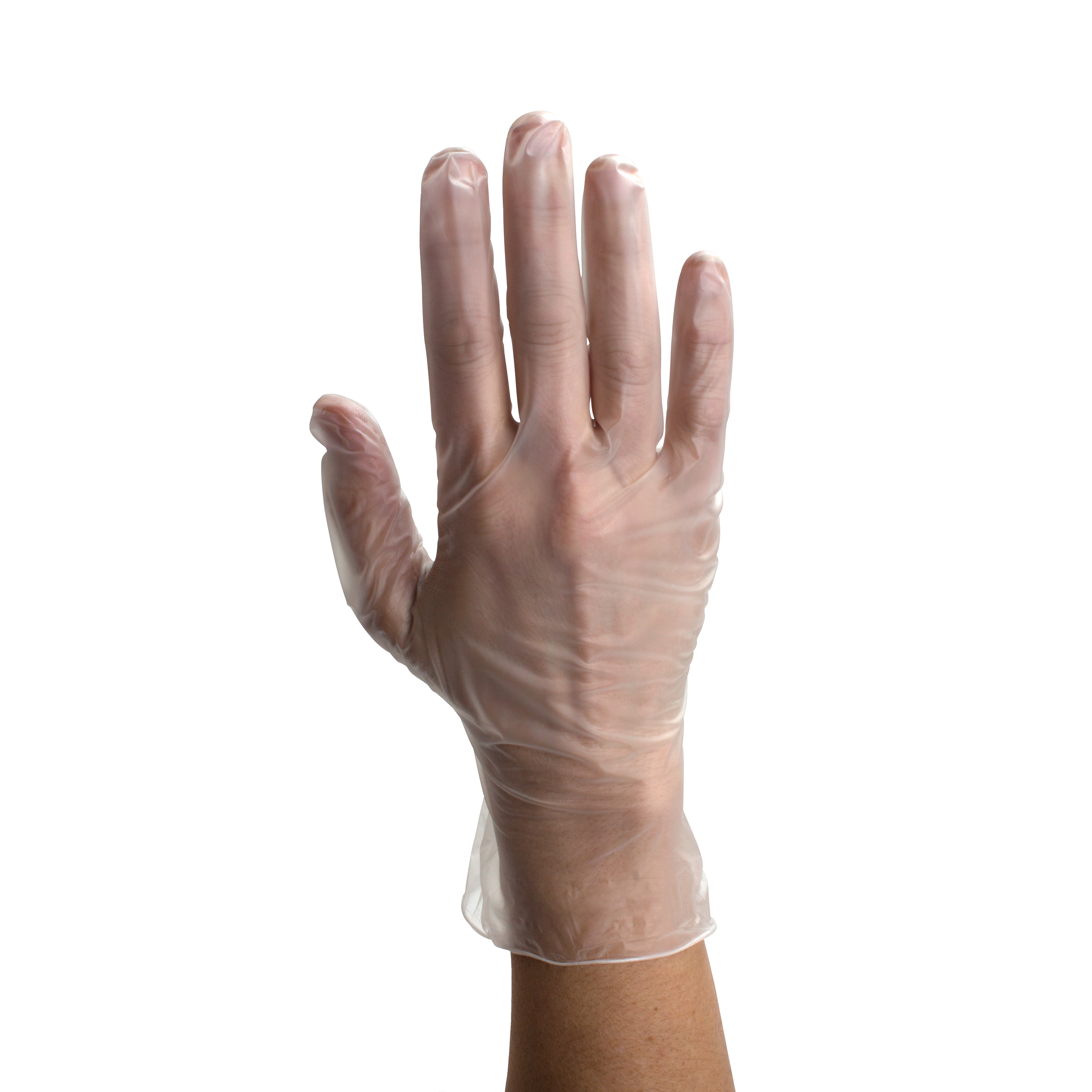 Safe-Touch® Vinyl Exam Gloves- Powder-Free – L