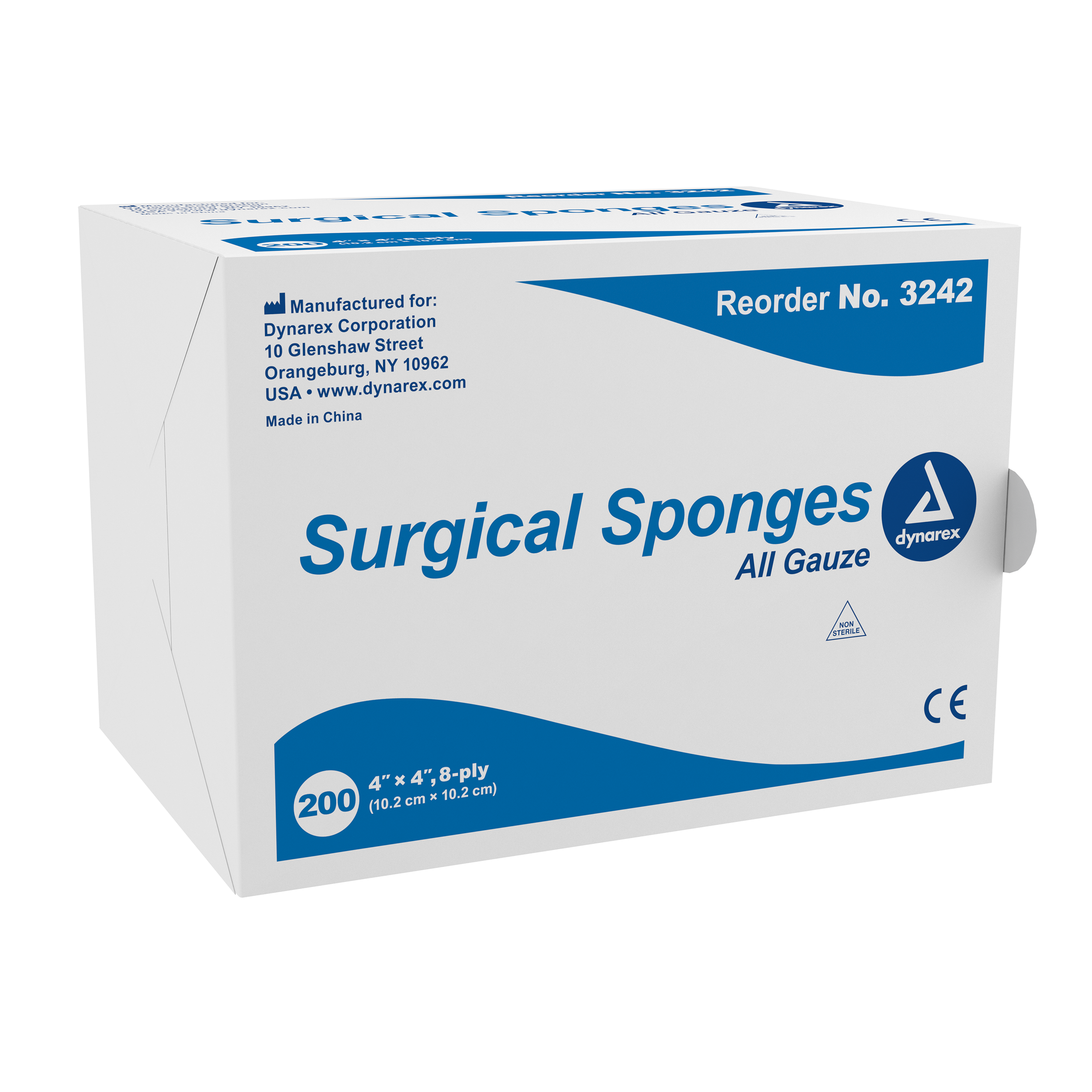 Surgical Gauze Sponge 4 X 4in 8 Ply