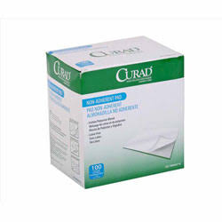 CURAD Non-Adherent Gauze Pad,3″x4″,Sterile,BOX OF 100