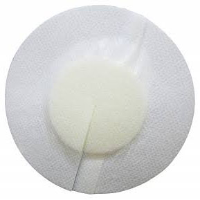 Optifoam Site Adhesive Dressing,4″ Round Fenestrated,CASE OF 120