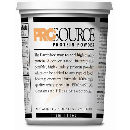 Powder Whey Protein Supplement ProSource Unflavored,CASE OF 6