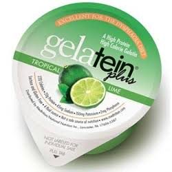 GelaTein Plus Tropical Lime, 4 Oz, CASE OF 36