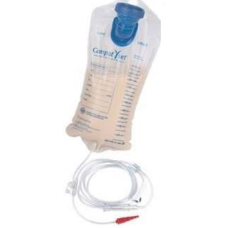 Enteral 1000mL Feeding Pump Compat Bag Set, CASE OF 30