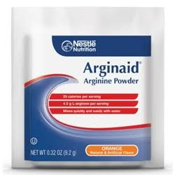 Arginine Powder Food Supplement Arginaid 9.2gm,Orange,CASE OF 56