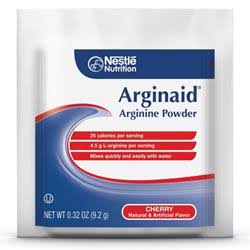 Arginine Powder Food Supplement Arginaid 9.2gm,Cherry,CASE OF 56