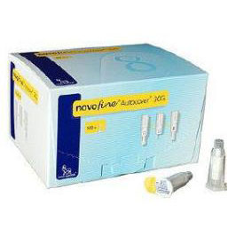 NovoFine Auto Cover Safety Needles,30g X 88mm Disposable