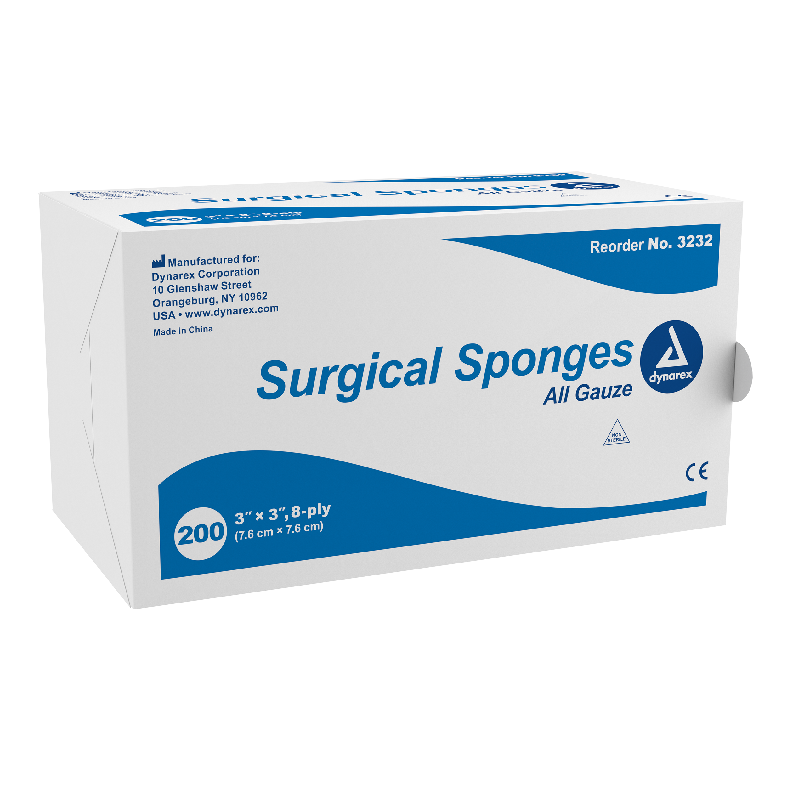 Surgical Gauze Sponge 3 X 3in 8 Ply