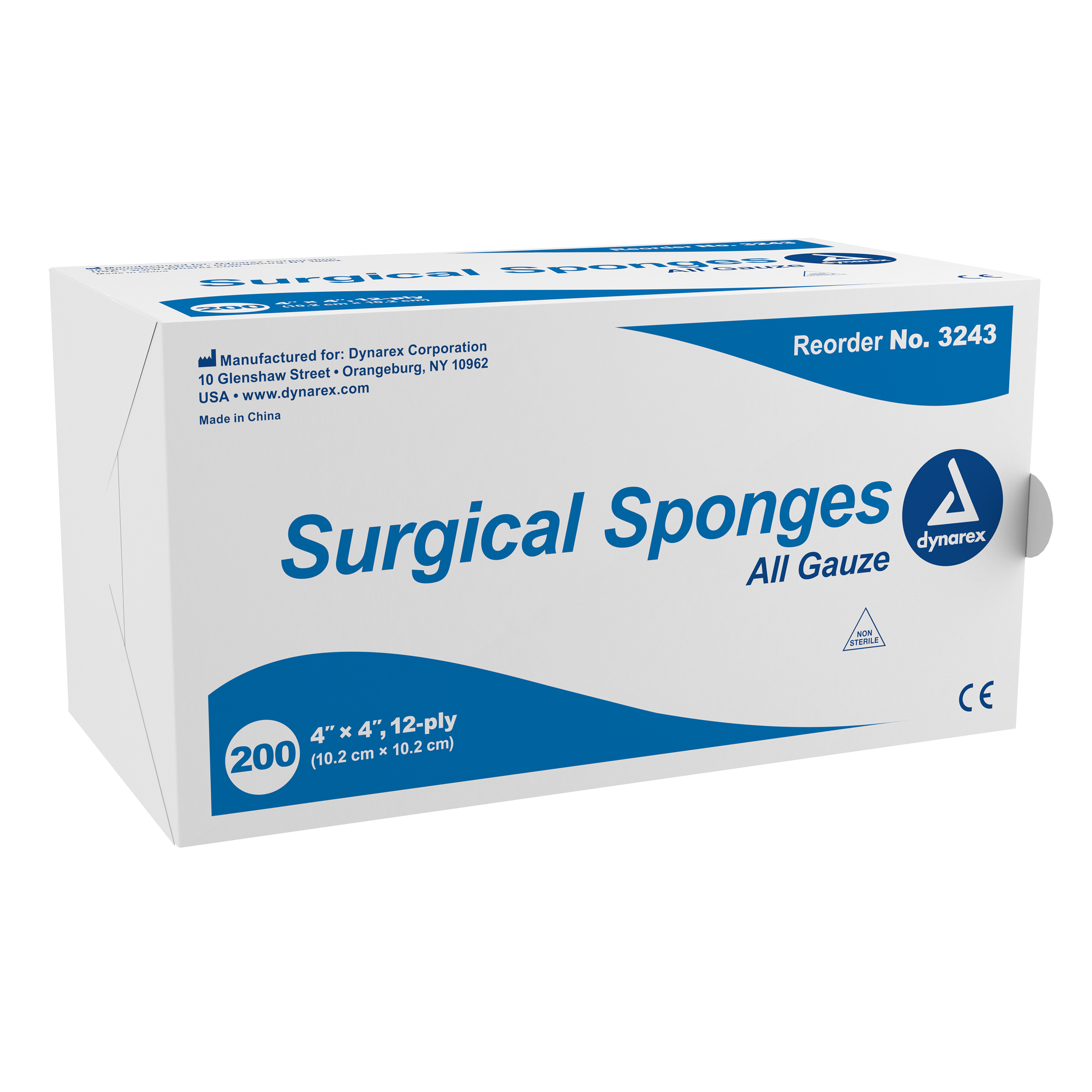 Surgical Gauze Sponge 4 X 4in 12 Ply