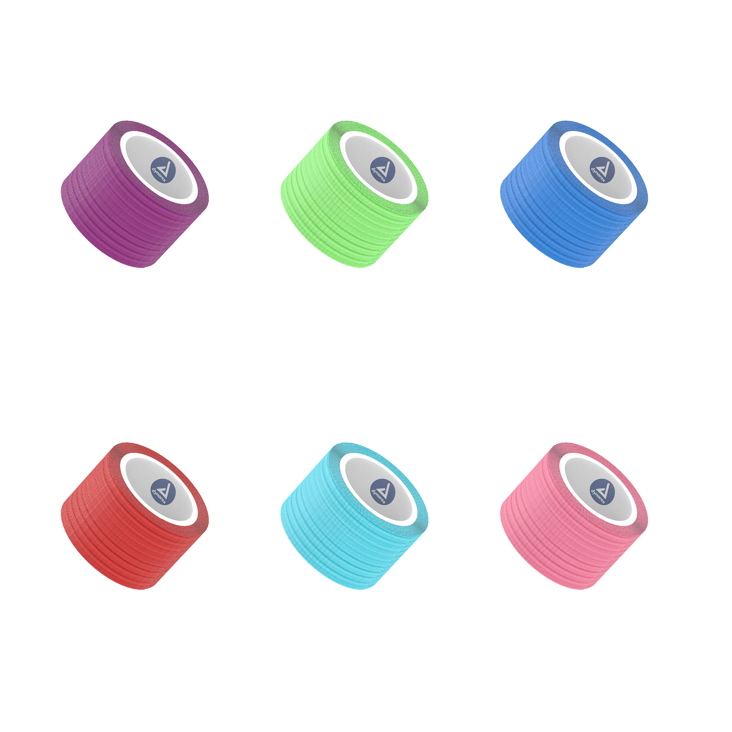 Sensi Wrap, Self-Adherent 1″ X 5 Yds Assorted Colors (5/color)