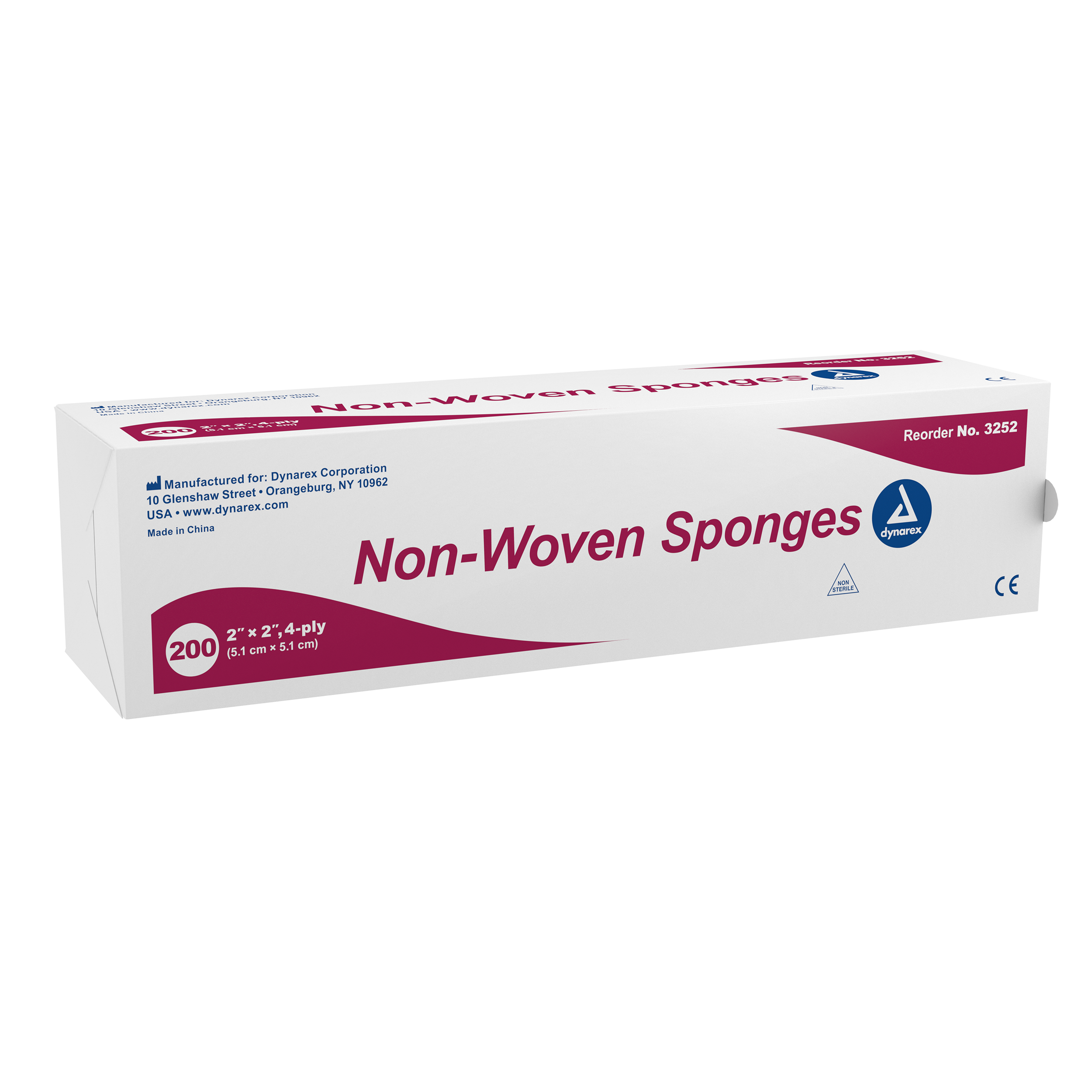 Non-Woven Sponge 2 X 2in 4 Ply