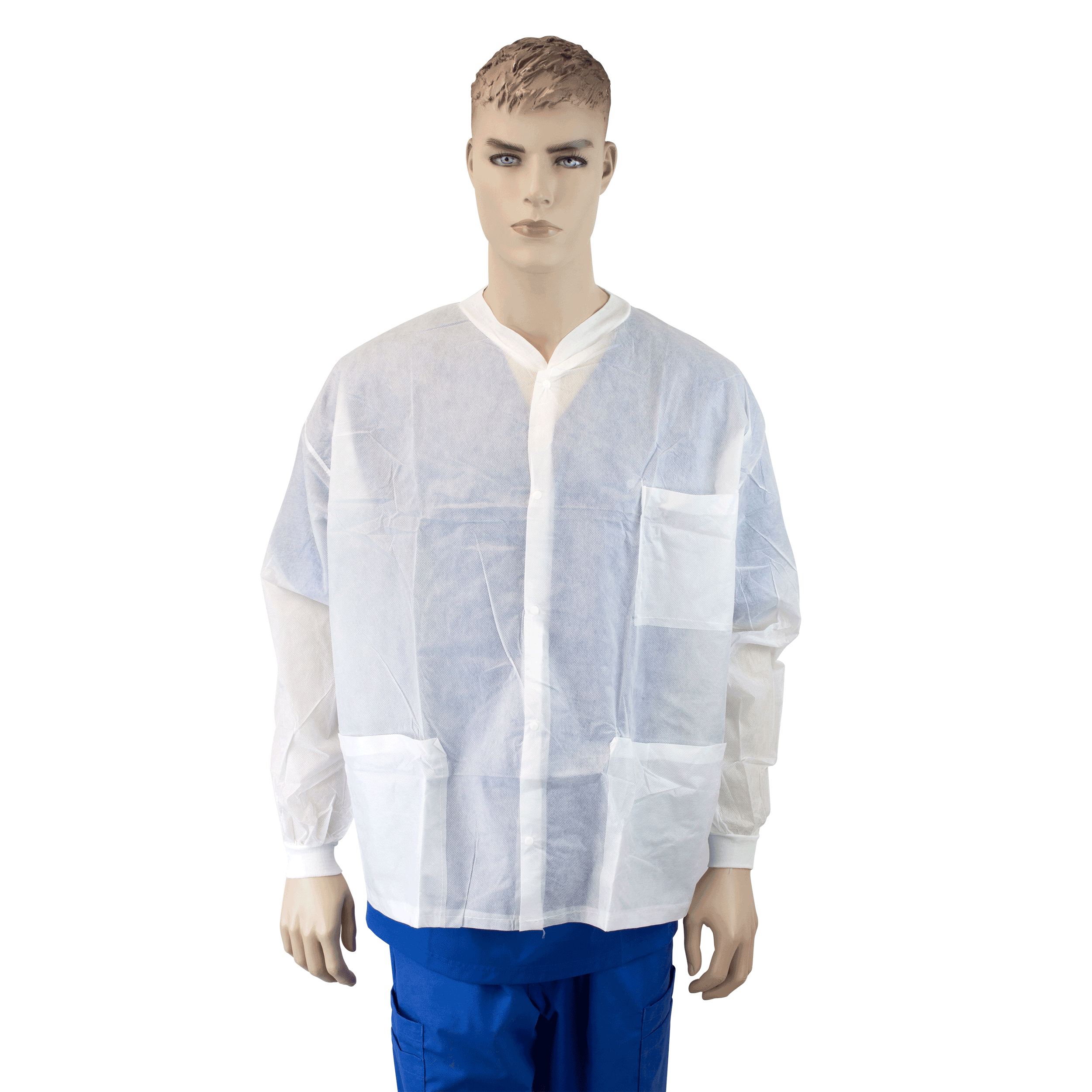 Labjacket W/ Pockets: WHITE Medium