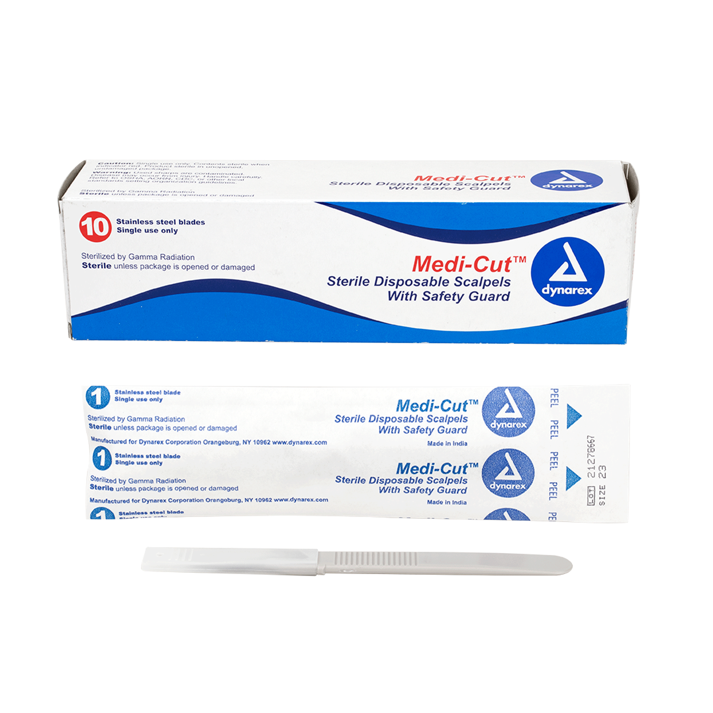 Medi-Cut Scalpels Disposable Sterile #23