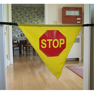 Adjustable Stop Banner 60″ Door Opening, Nylon