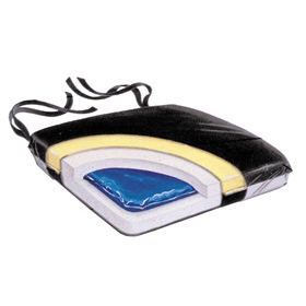 Non Inflatable Econo-Gel Seat Cushion 16″x16″x2″ For Wheelchair