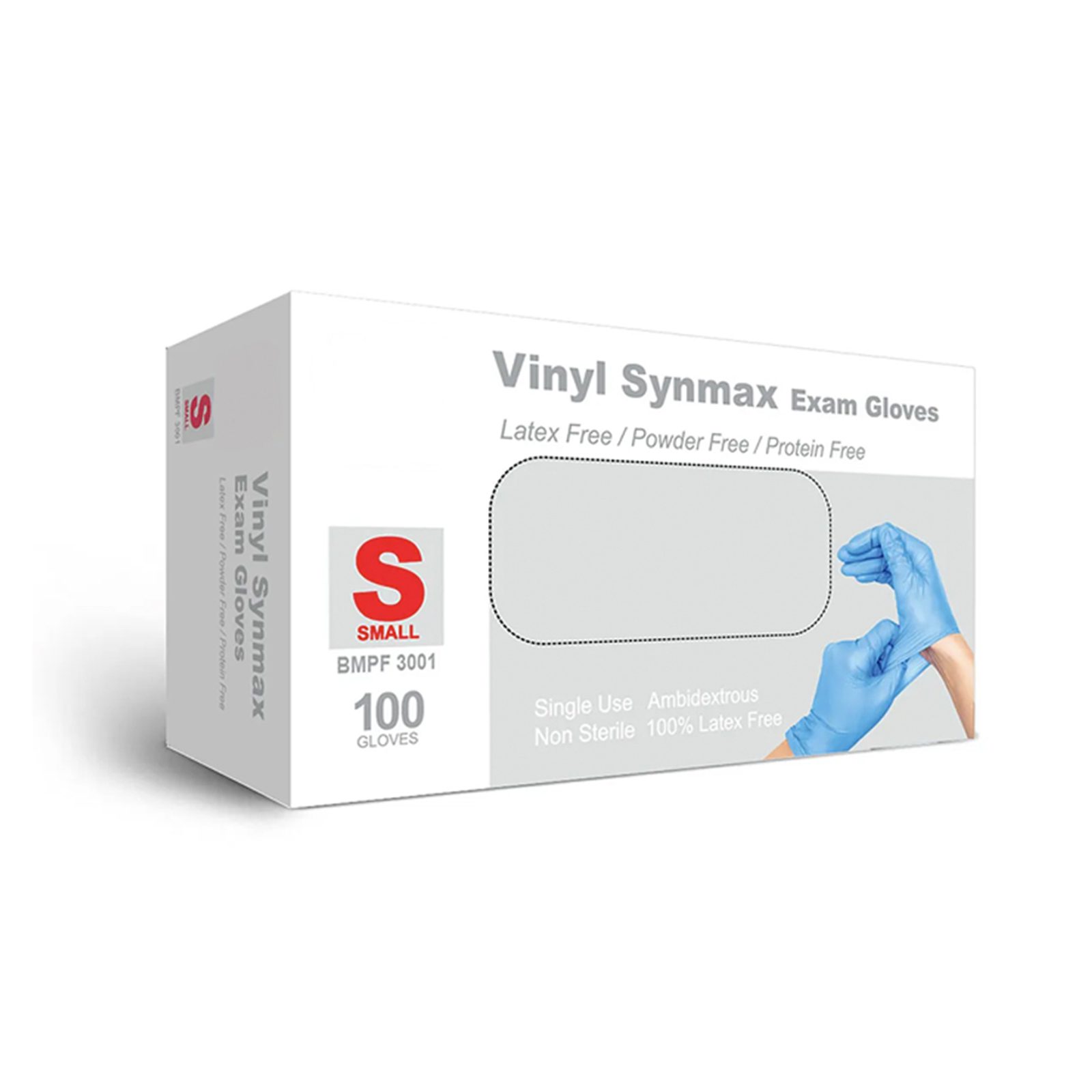 Vinyl Medical Exam Gloves, SMALL 1,000/CASE