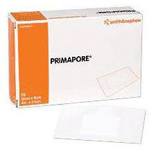 Primapore Adhesive Dressing Polyester,3 1/8″x6″,Rectangle,BOX OF 20