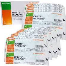 OpSite Flexigrid Film Transparent Dressing ,4″x4 3/4″,BOX OF 50