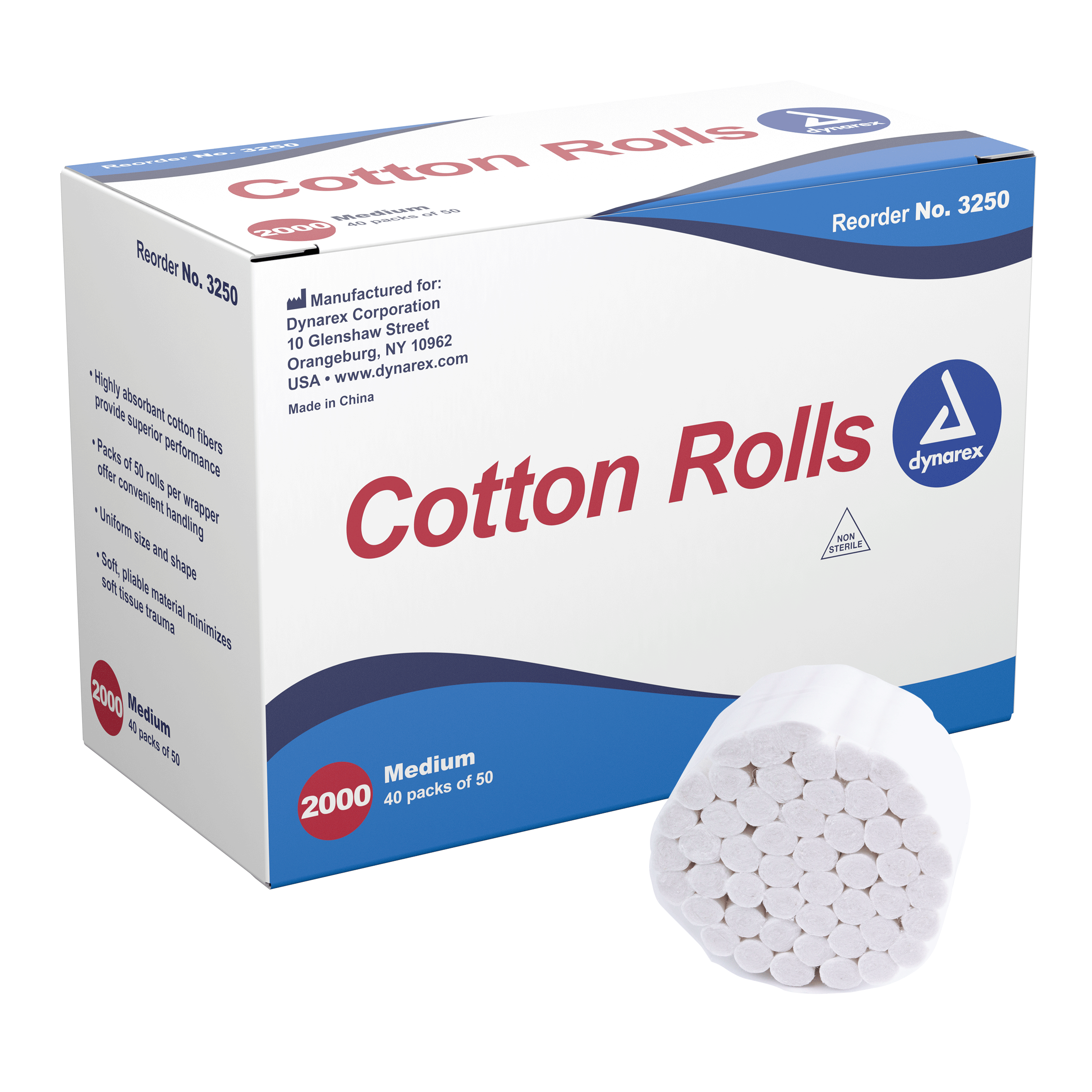 Cotton Rolls #2 Medium