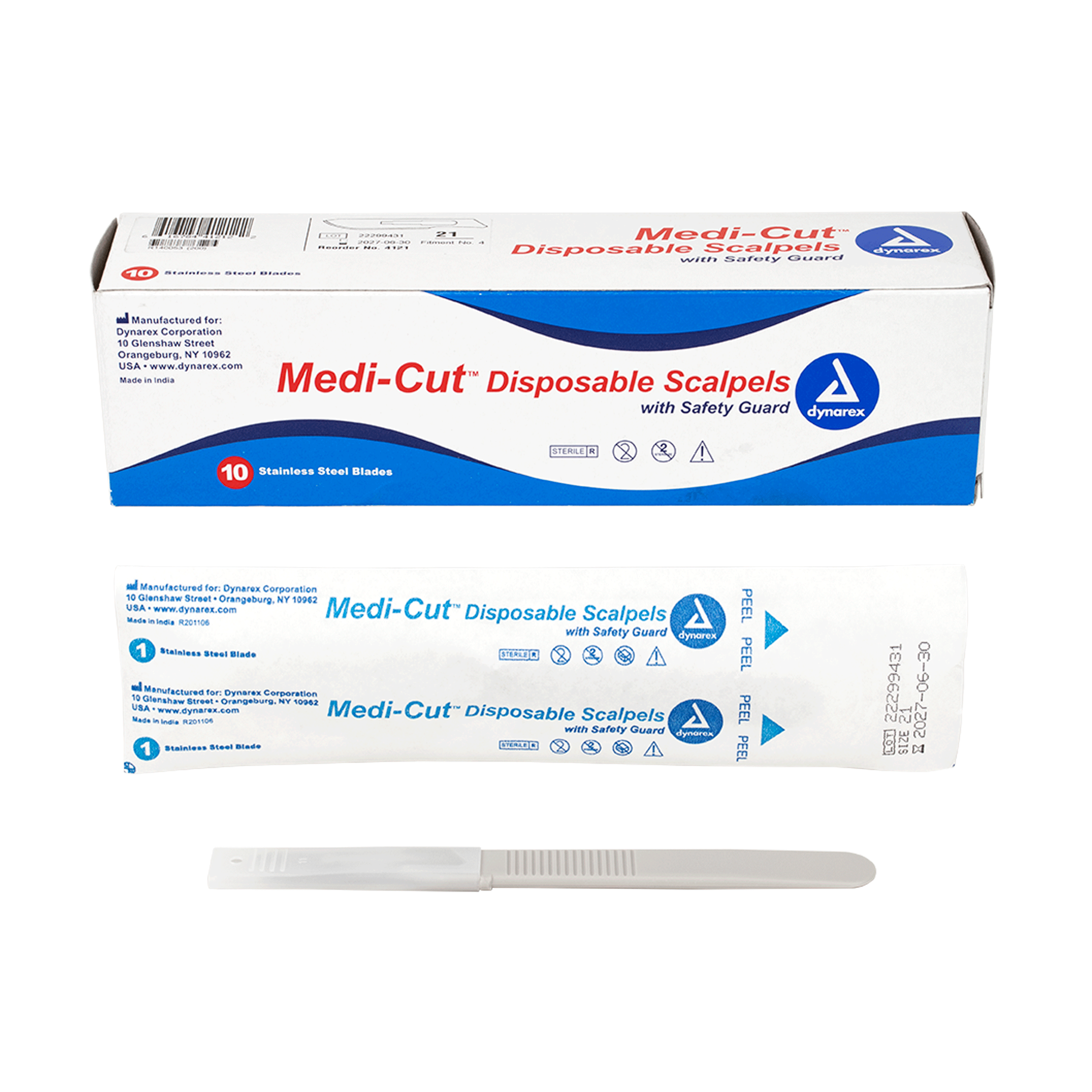 Medi-Cut Scalpels Disposable Sterile #21