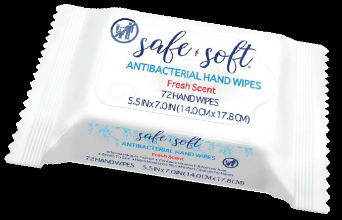 Antibactereial Hand Wipes, 1,152 WIPES PER CASE