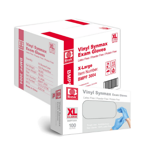 Vinyl Medical Exam Gloves, EXTRA LARGE 1,000/CASE