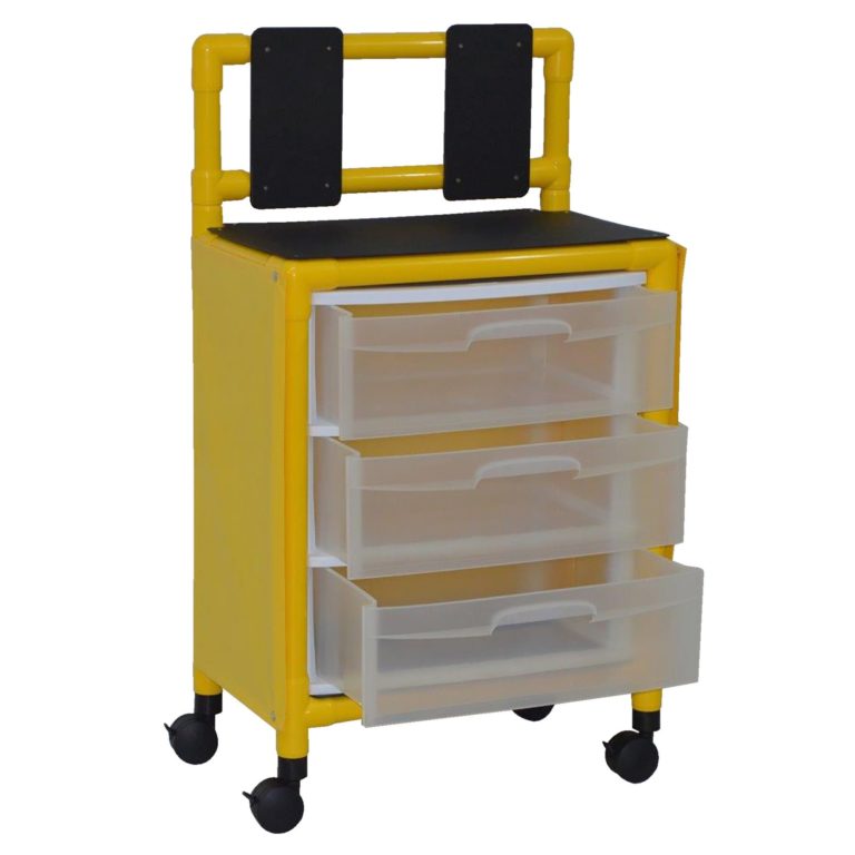 Yellow Isolation Cart Station Essential Procurement Services